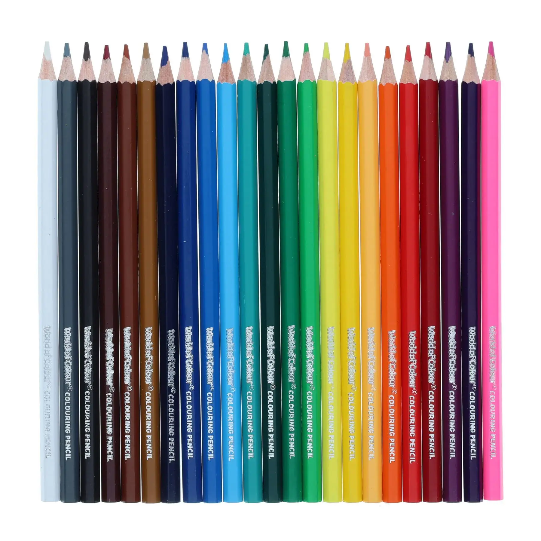 World Of Colour Washable Colouring Pencils - 24 Vibrant Colours - Image 3