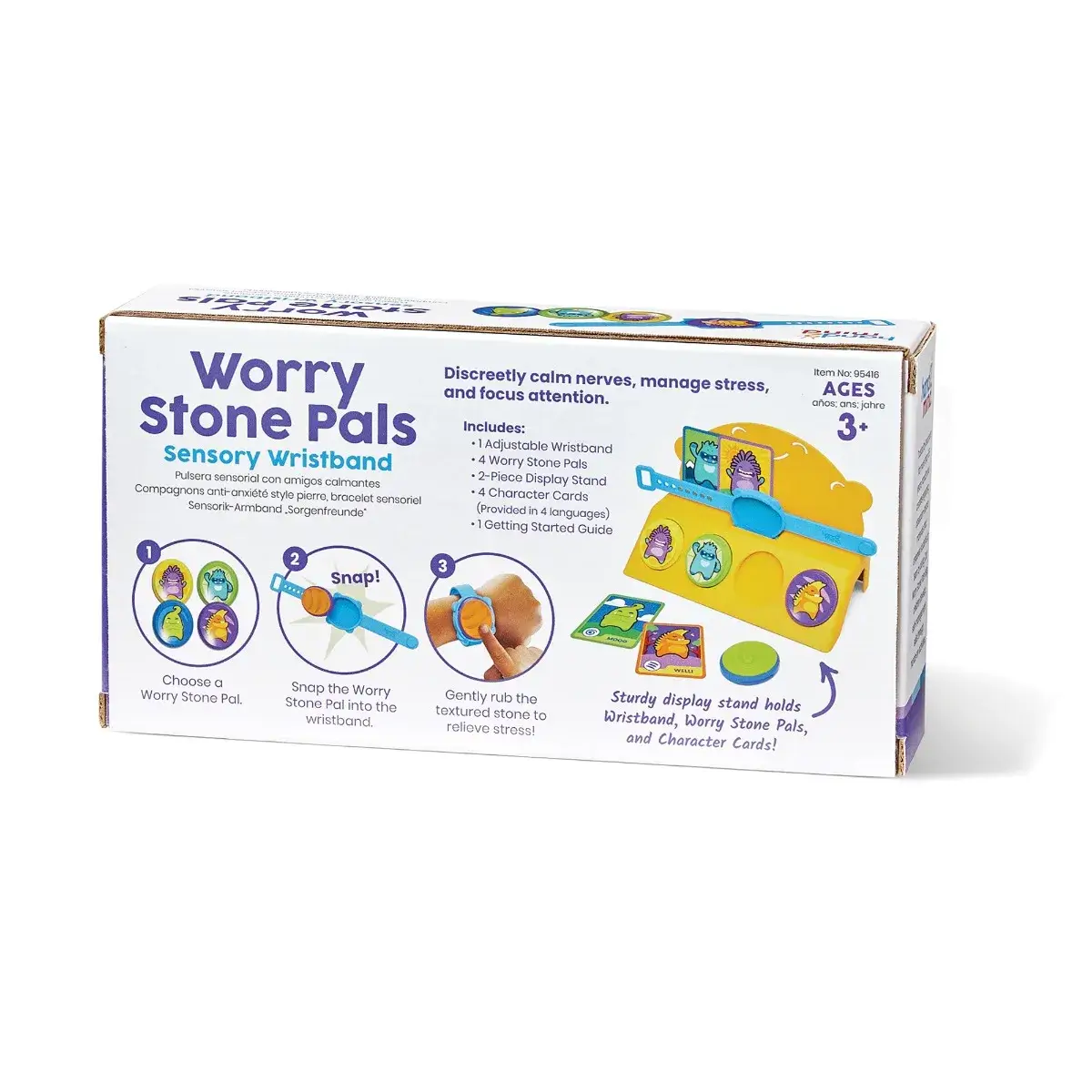 Worry Stone Pals Sensory Wristband - Image 4